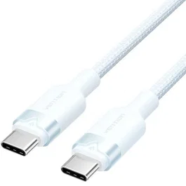 Vention Cable USB 2.0 Tipo-C a Tipo-C 3A 60W 480Mbps 1m Azul